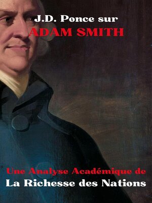 cover image of J.D. Ponce sur Adam Smith